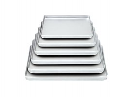 Angled tray